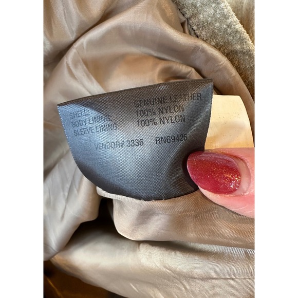 Wilsons Leather Maxima Leather Suede Jacket Button Front Outerwear Size Small - Picture 4 of 4